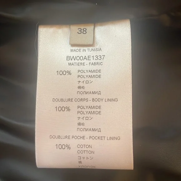 Women’s black Givenchy “Jacquard logo jacket” size small (New) - Picture 6 of 6